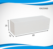 (10X25X60) طابوق ابيض عادي سعودي